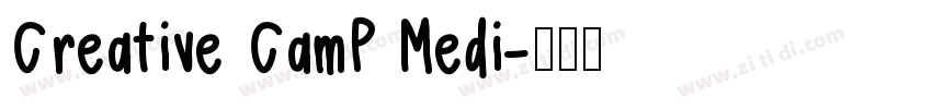 Creative CamP Medi字体转换